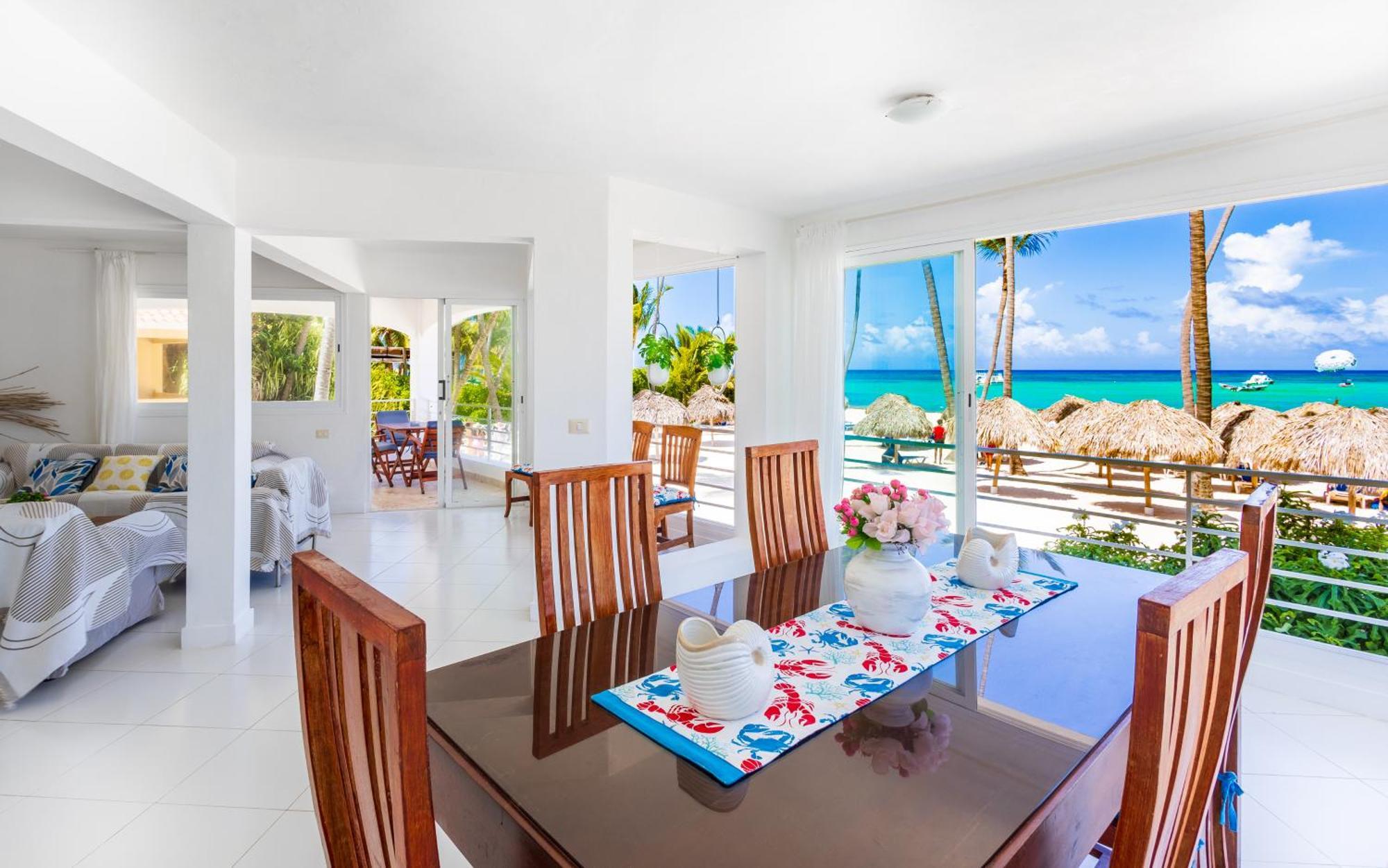 Prime Ocean View Punta Cana Apartments - 3-Bedroom Getaway With Private Terrace On Bavaro Beach Dış mekan fotoğraf